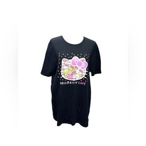 Hello Kitty cafe t shirt XXL black
